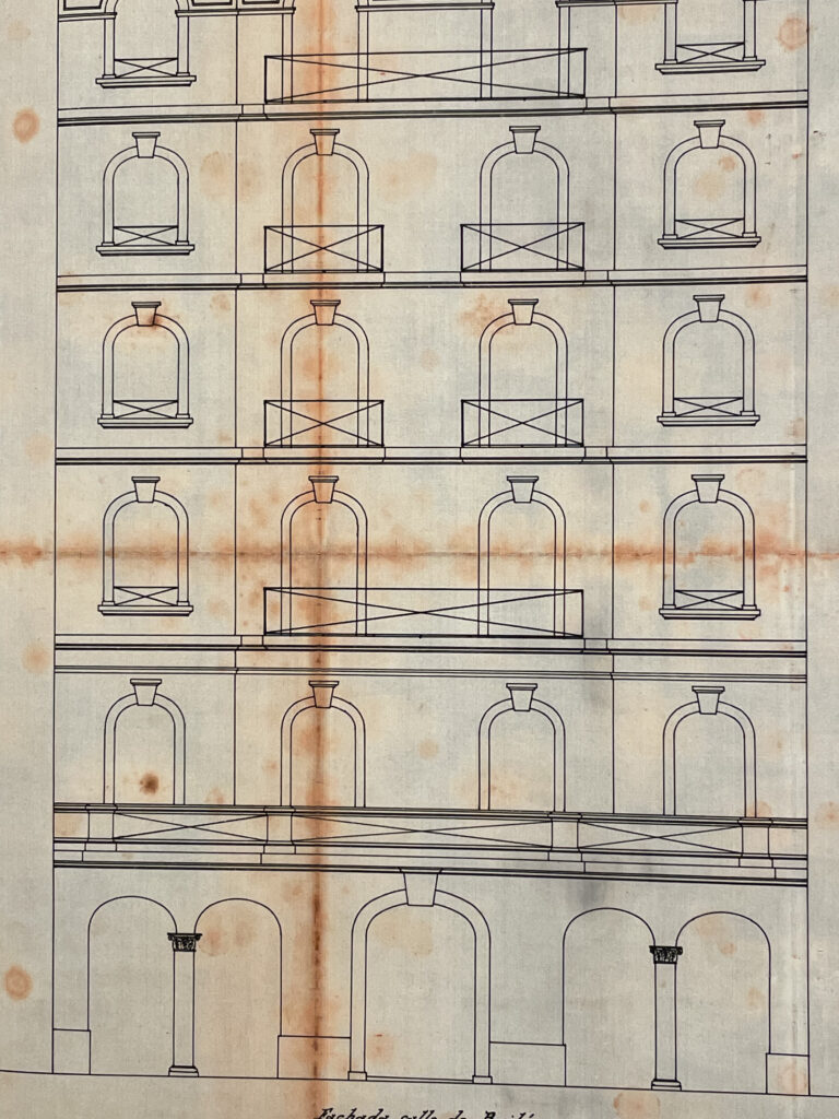 Architectonic plans of MOB Bailen